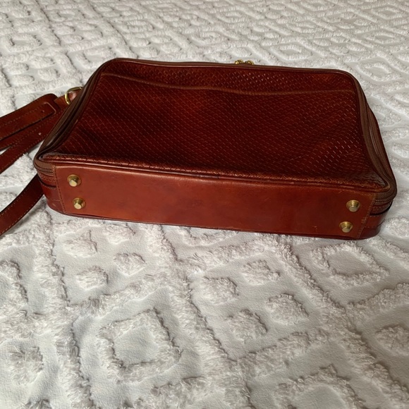 Bosca Woven Leather Briefcase - Picture 8 of 9